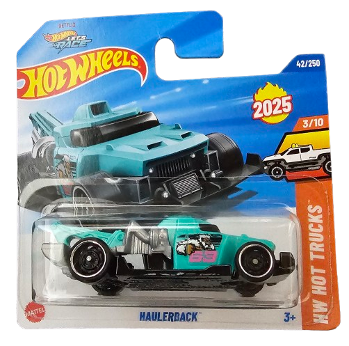 Hot Wheels Haulerback azul
