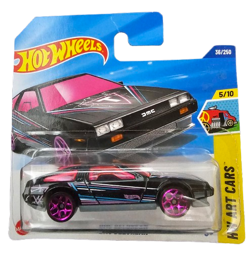 Hot Wheels DMC Delorean Negro