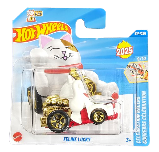 Hot Wheels Feline Lucky Blanco