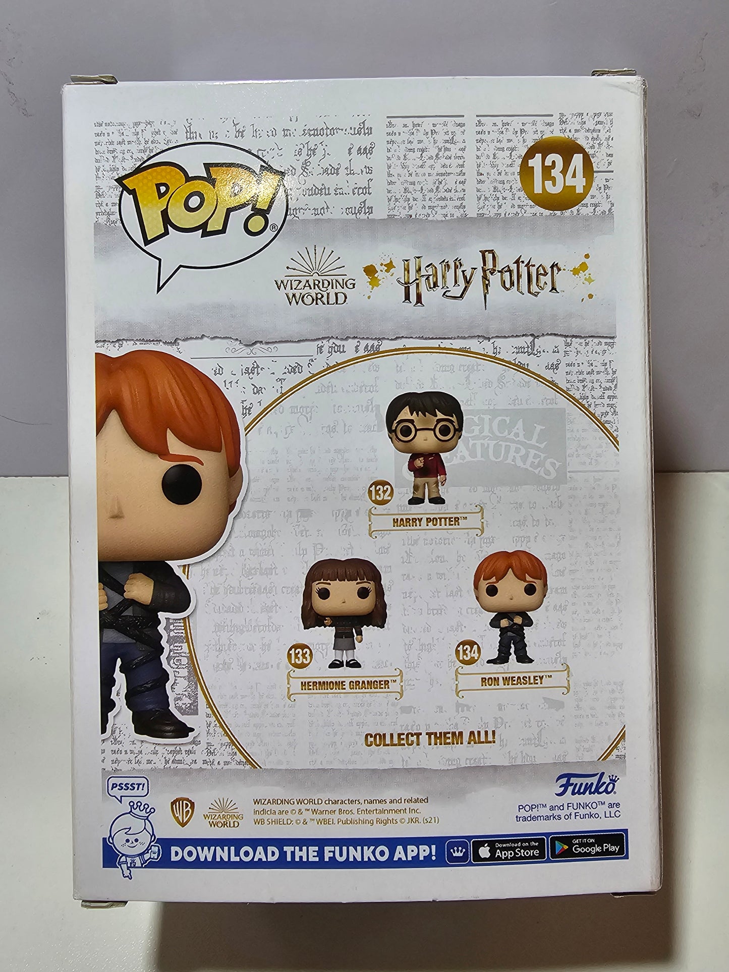 Funko Pop Harry Potter Ron Weasley 134