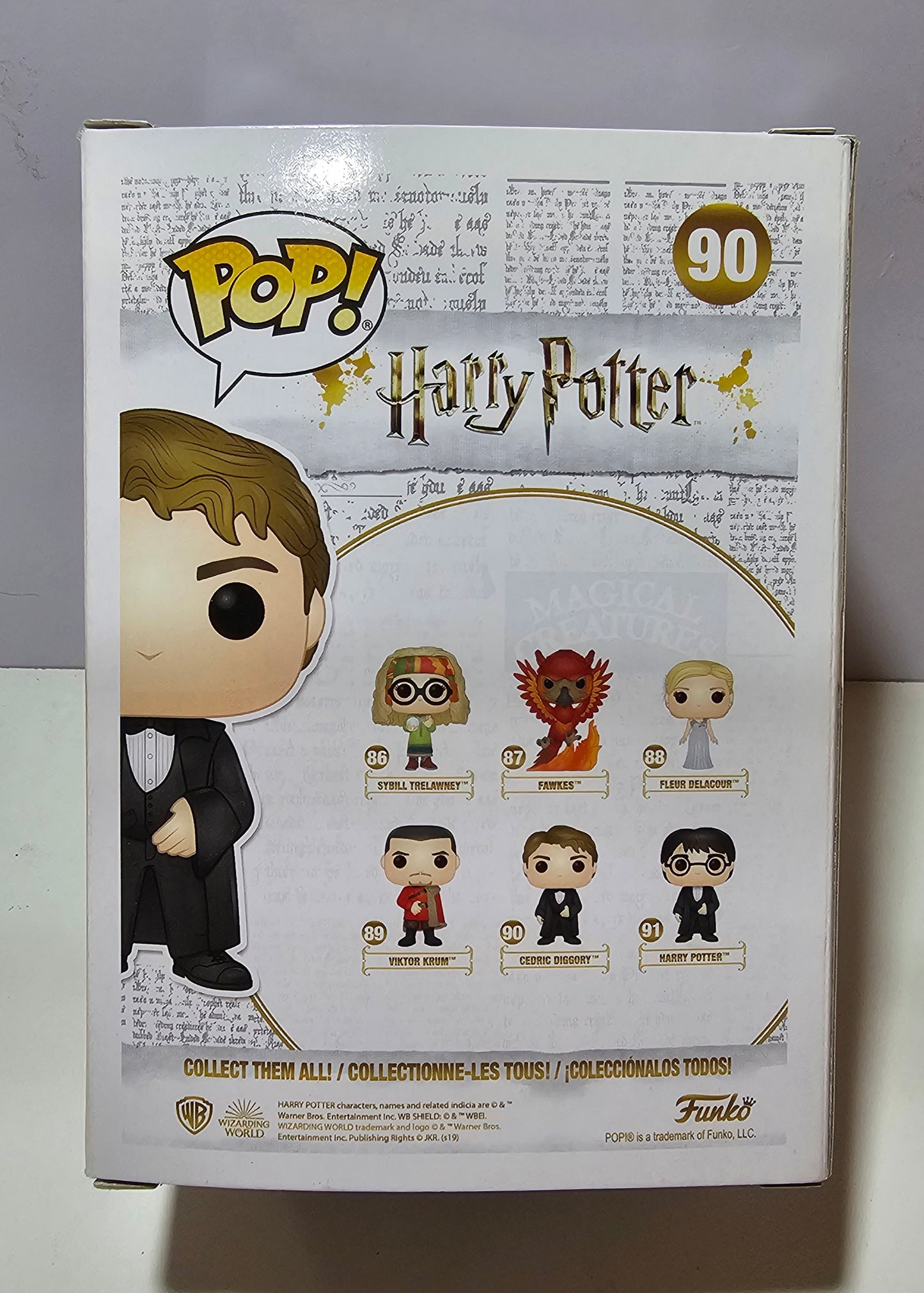 Funko Pop Harry Potter Cedric Diggory 90