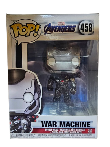 Funko Pop Marvel Avenger War Machine 458 (La Caja puede no estar perfecta ver fotos)