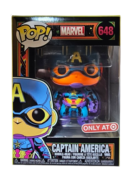 Funko Pop Marvel Captain America 648 (La Caja puede tener algún defecto Outlet)