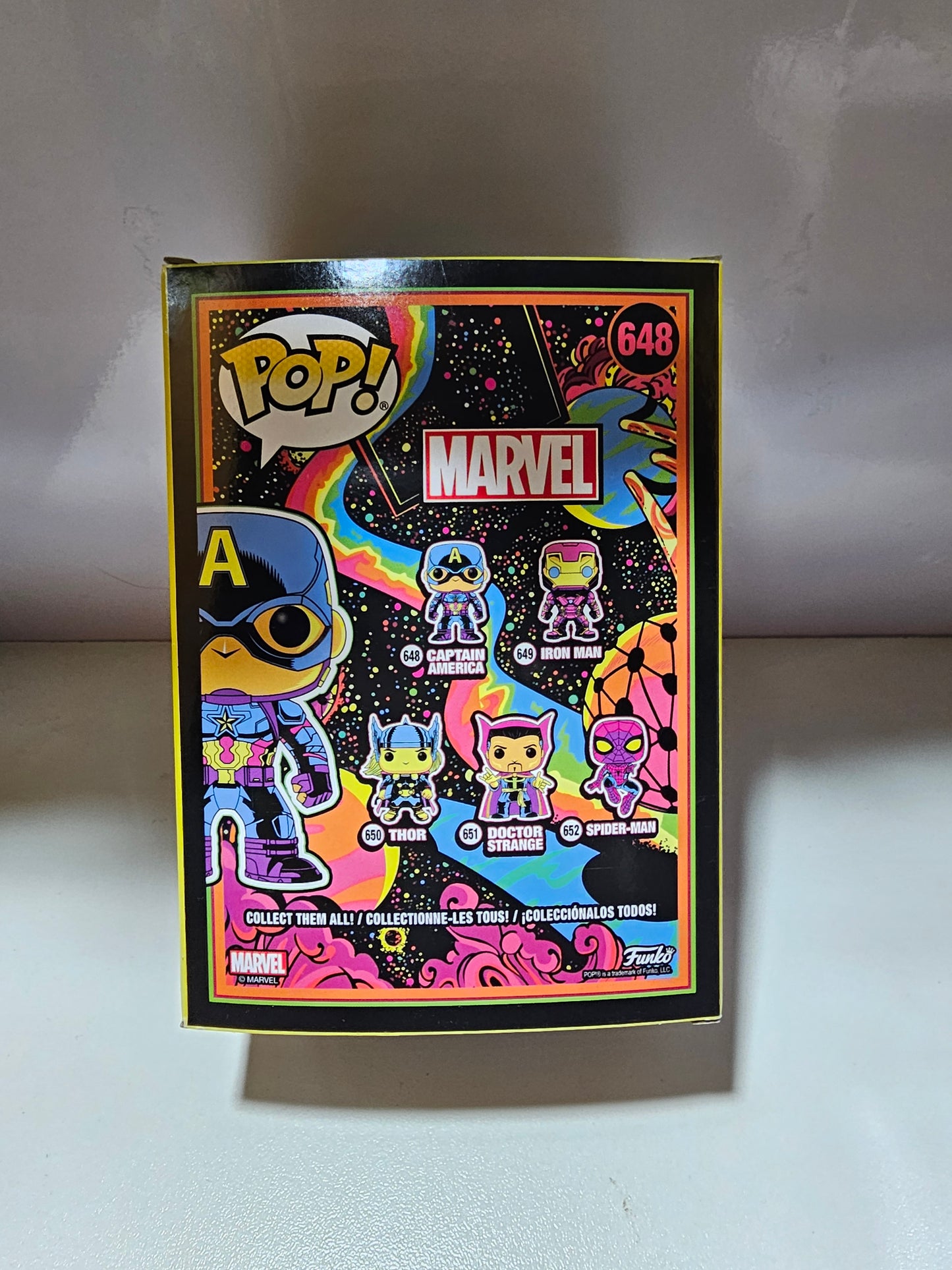 Funko Pop Marvel Captain America 648 (La Caja puede tener algún defecto Outlet)