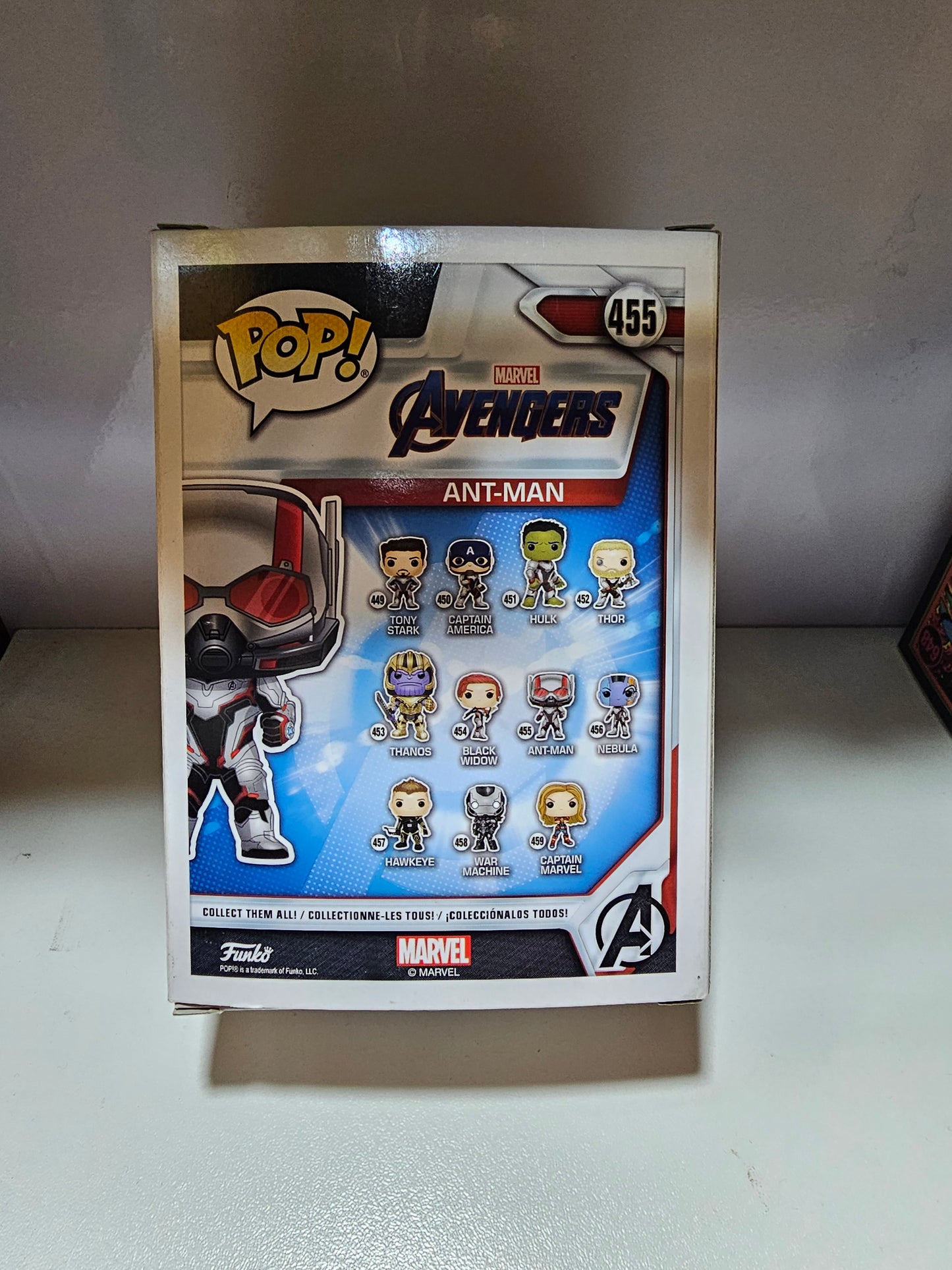 Funko Pop Marvel Avenger Ant Man 455 (La Caja puede tener algún defecto Outlet)