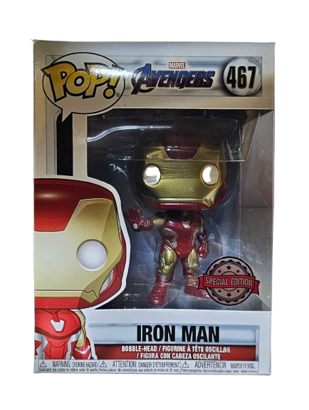 Funko Pop Marvel Avenger Iron Man 467 (La Caja puede tener algún defecto Outlet)