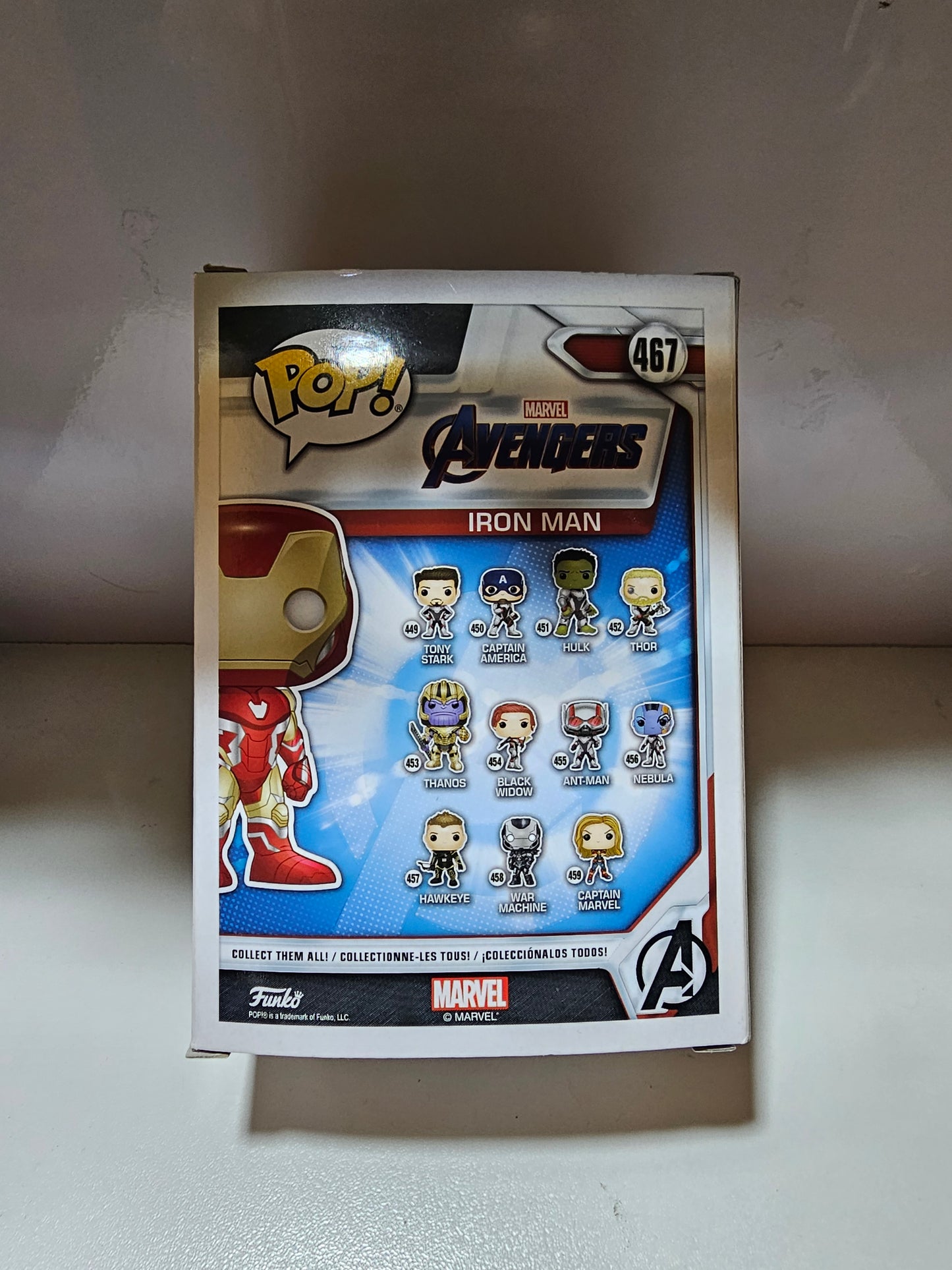 Funko Pop Marvel Avenger Iron Man 467 (La Caja puede tener algún defecto Outlet)