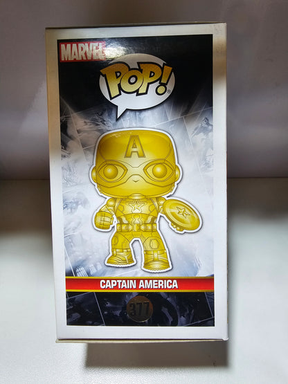 Funko Pop Marvel Captain America 377 (La Caja puede tener algún defecto Outlet)