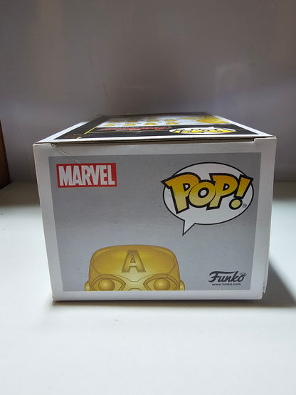 Funko Pop Marvel Captain America 377 (La Caja puede tener algún defecto Outlet)