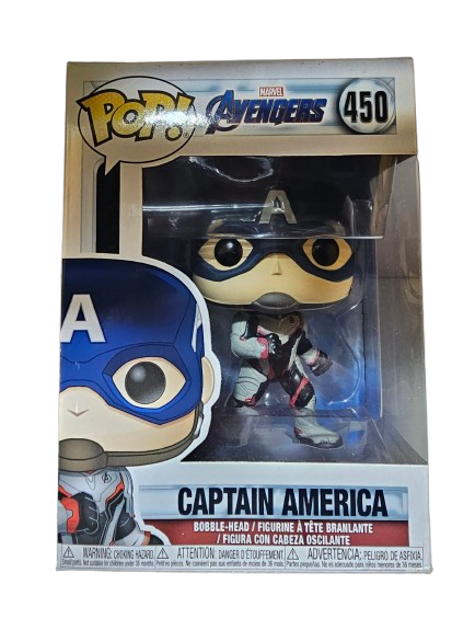 Funko Pop Marvel Captain America 450 (La Caja puede tener algún defecto Outlet)