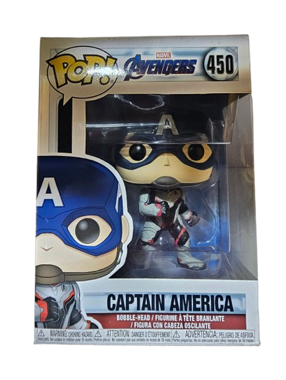Funko Pop Marvel Captain America 450 (La Caja puede tener algún defecto Outlet)