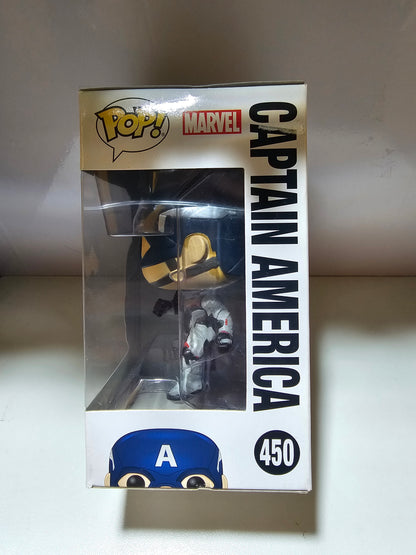 Funko Pop Marvel Captain America 450 (La Caja puede tener algún defecto Outlet)