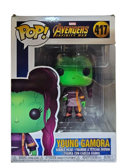 Funko Pop Marvel The Galaxy Guardians Joung Gamora 417  (La Caja puede no estar perfecta ver fotos)