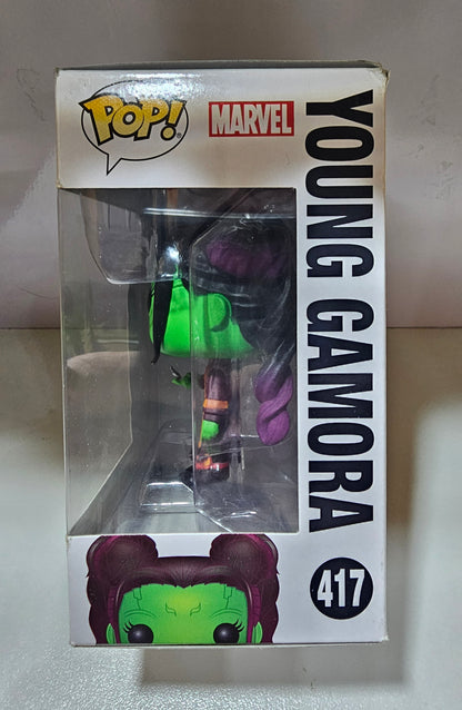 Funko Pop Marvel The Galaxy Guardians Joung Gamora 417  (La Caja puede no estar perfecta ver fotos)