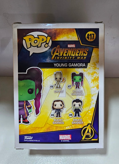Funko Pop Marvel The Galaxy Guardians Joung Gamora 417  (La Caja puede no estar perfecta ver fotos)