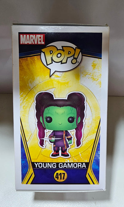 Funko Pop Marvel The Galaxy Guardians Joung Gamora 417  (La Caja puede no estar perfecta ver fotos)