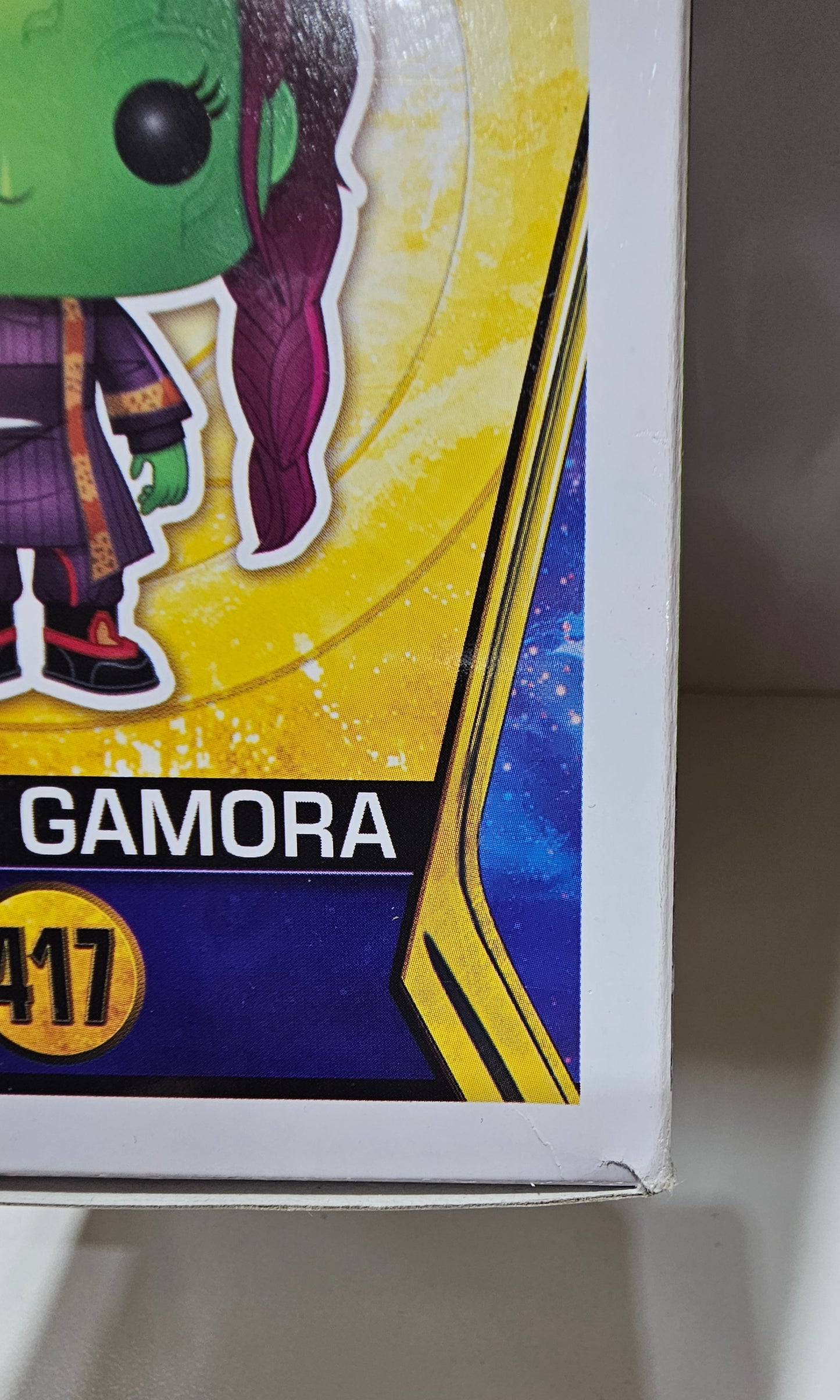 Funko Pop Marvel The Galaxy Guardians Joung Gamora 417  (La Caja puede no estar perfecta ver fotos)