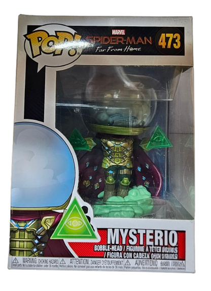 Funko Pop Marvel Mysterio 473  (La Caja puede no estar perfecta ver fotos)