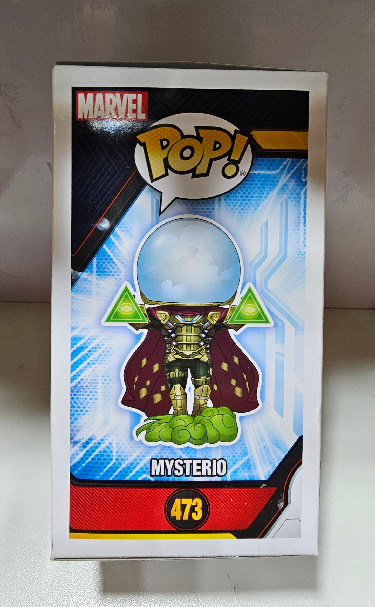 Funko Pop Marvel Mysterio 473  (La Caja puede no estar perfecta ver fotos)