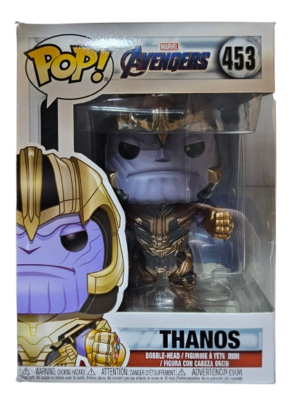 Funko Pop Marvel Avengers Thanos 453  (La Caja puede no estar perfecta ver fotos)
