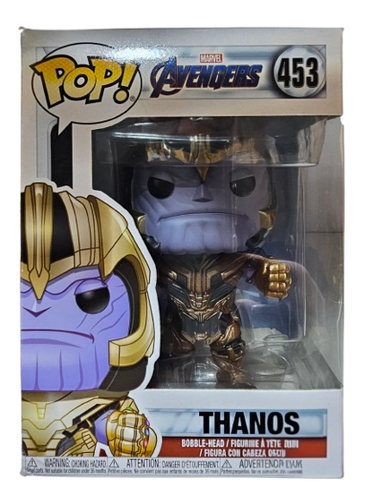 Funko Pop Marvel Avengers Thanos 453  (La Caja puede no estar perfecta ver fotos)