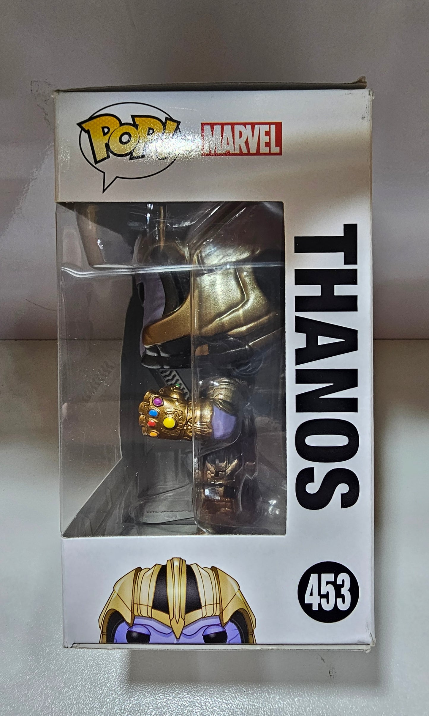 Funko Pop Marvel Avengers Thanos 453  (La Caja puede no estar perfecta ver fotos)