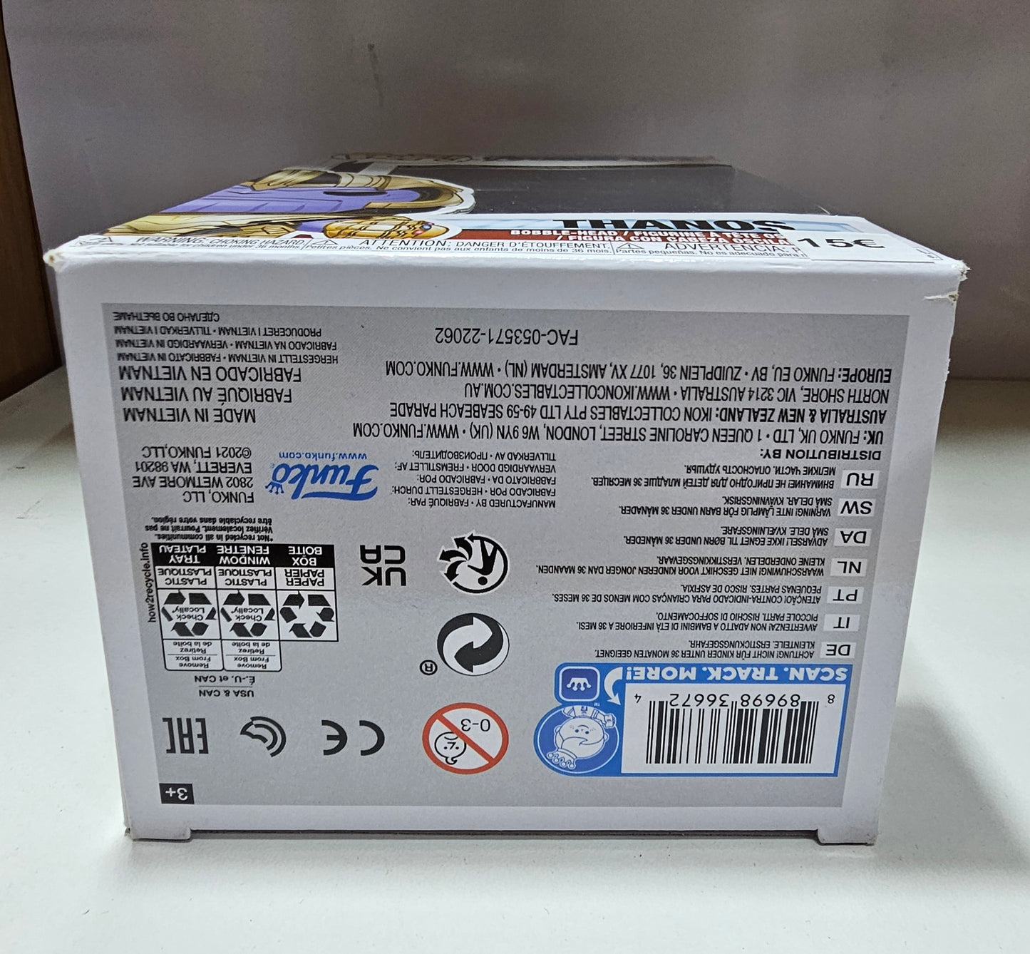 Funko Pop Marvel Avengers Thanos 453  (La Caja puede no estar perfecta ver fotos)