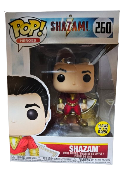 Funko Pop DC Comics Shazam 250  (La Caja puede no estar perfecta ver fotos)