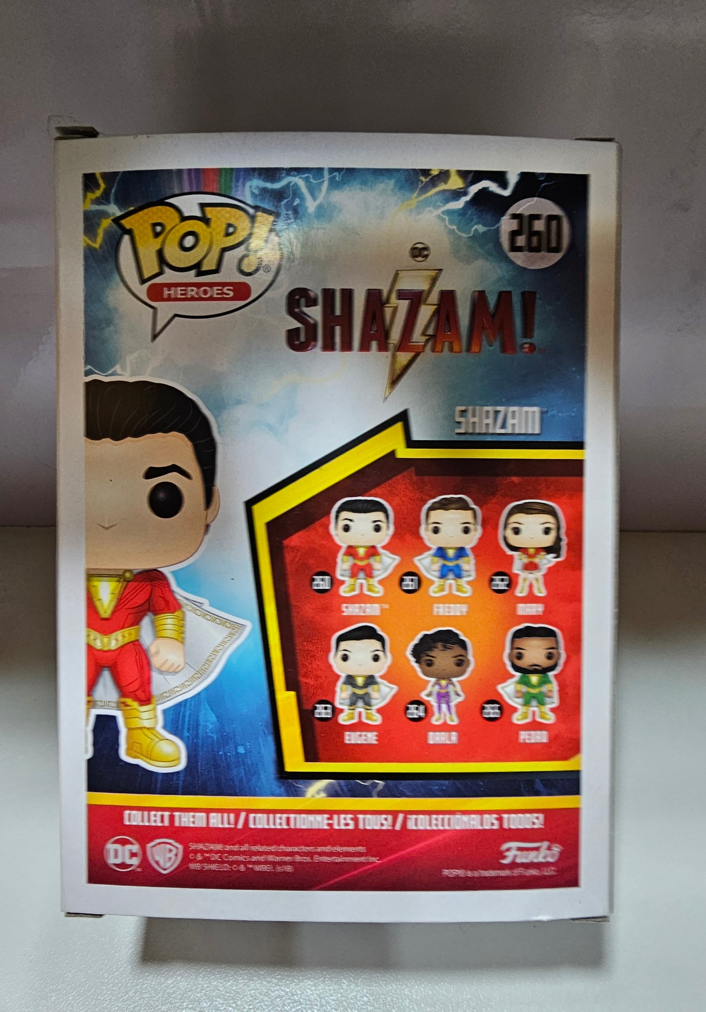 Funko Pop DC Comics Shazam 250  (La Caja puede no estar perfecta ver fotos)