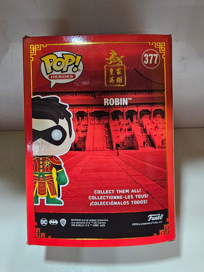 Funko Pop DC Comics Robin 377  (La Caja puede no estar perfecta ver fotos)
