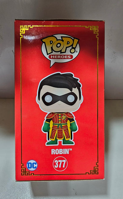 Funko Pop DC Comics Robin 377  (La Caja puede no estar perfecta ver fotos)