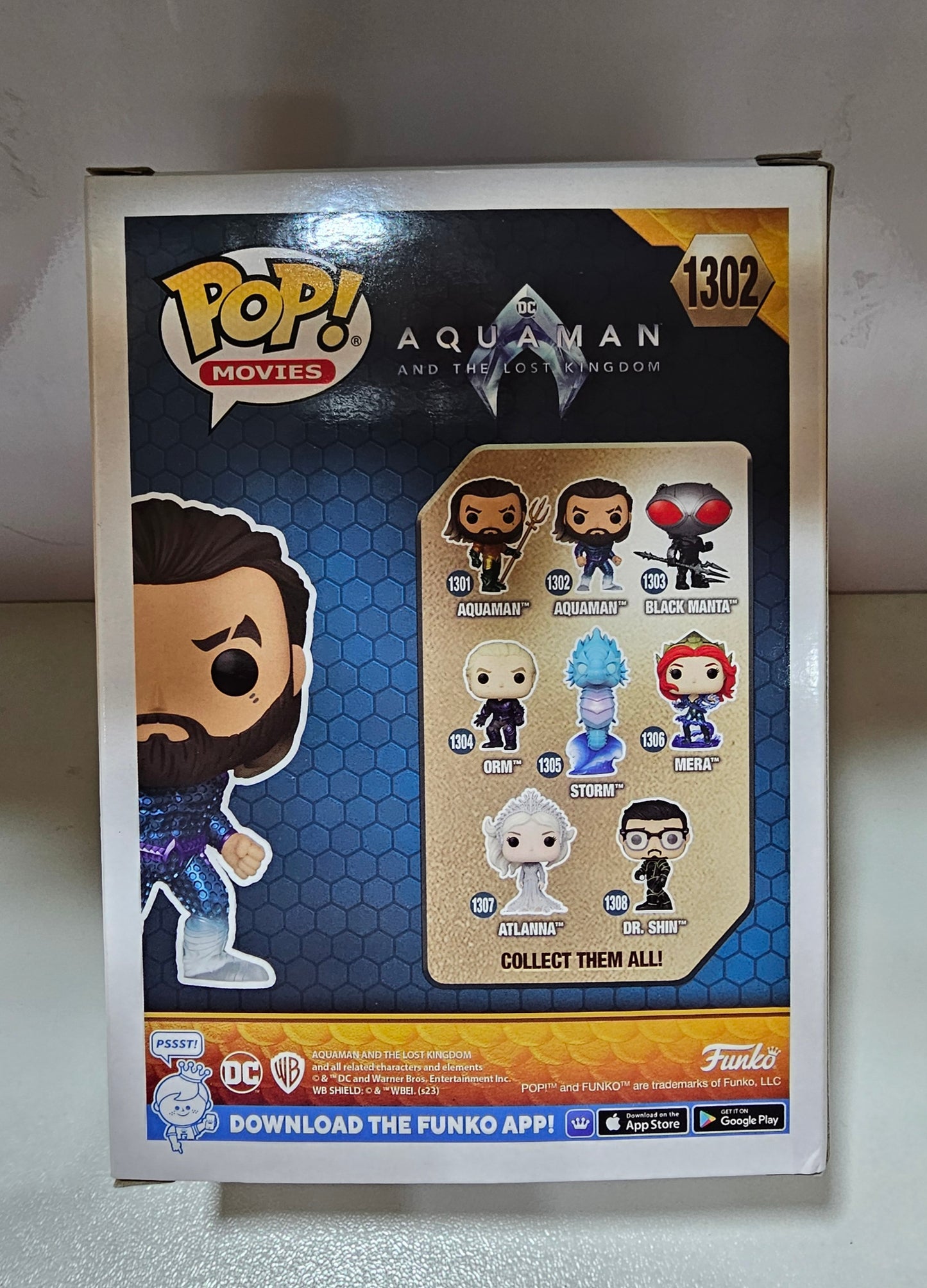 Funko Pop DC Comics Aquaman 1302  (La Caja puede no estar perfecta ver fotos)