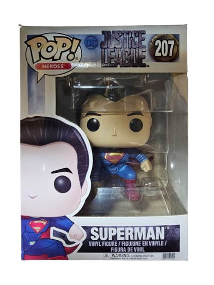 Funko Pop DC Comics Superman 207 Justice League (La Caja puede no estar perfecta ver fotos)