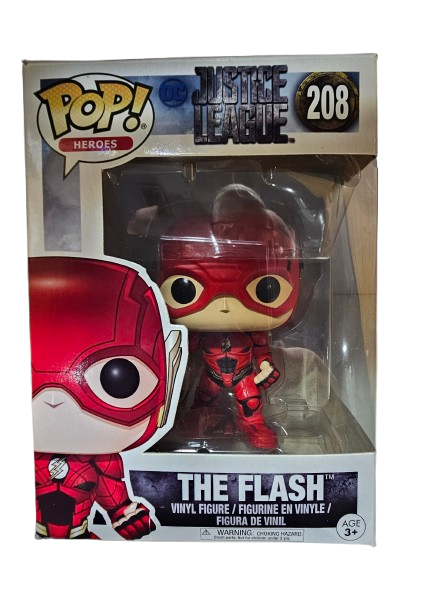 Funko Pop DC Comics The Flash 208 Justice League (La Caja puede no estar perfecta ver fotos)