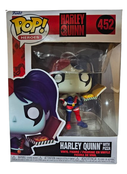 Funko Pop DC Comics Harley Quinn Con Pizza 452 (La Caja puede no estar perfecta ver fotos)