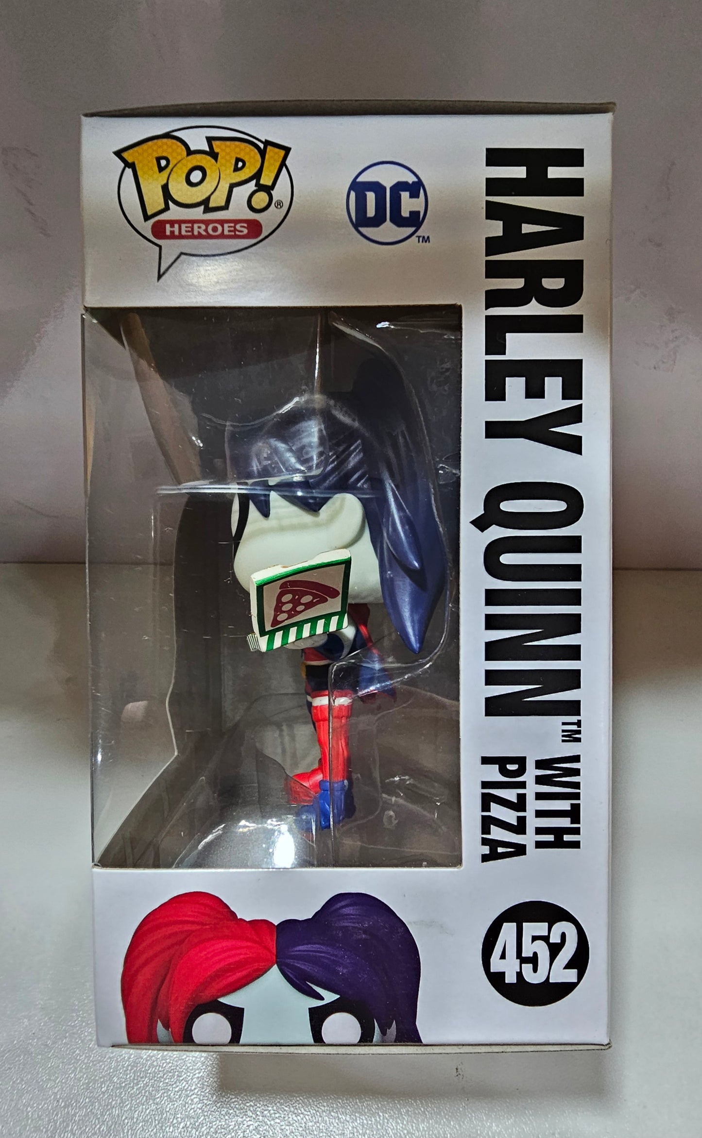 Funko Pop DC Comics Harley Quinn Con Pizza 452 (La Caja puede no estar perfecta ver fotos)