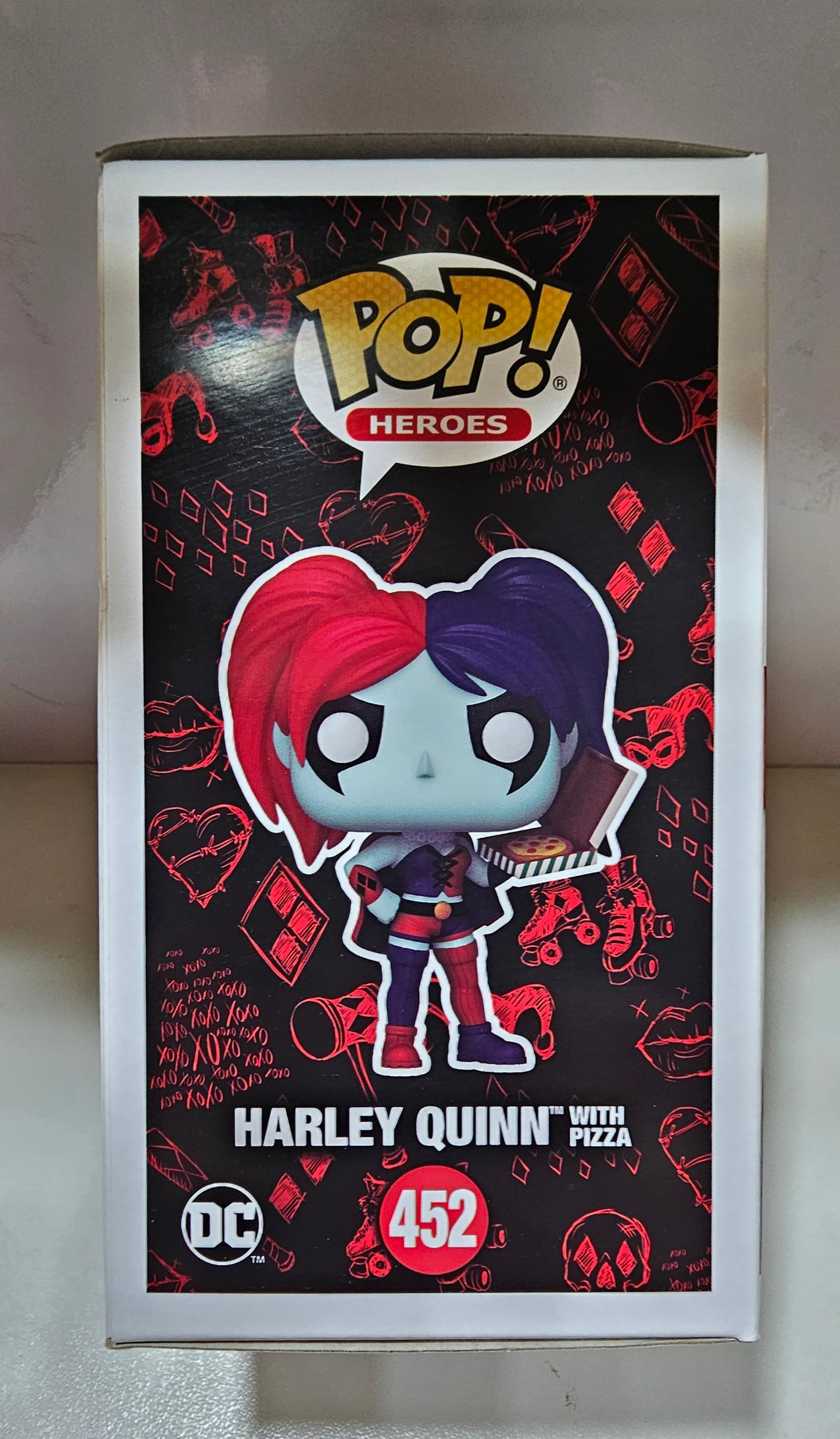 Funko Pop DC Comics Harley Quinn Con Pizza 452 (La Caja puede no estar perfecta ver fotos)