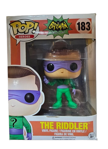 Funko Pop DC Comics Batman The Riddler 183  (La Caja puede no estar perfecta ver fotos)