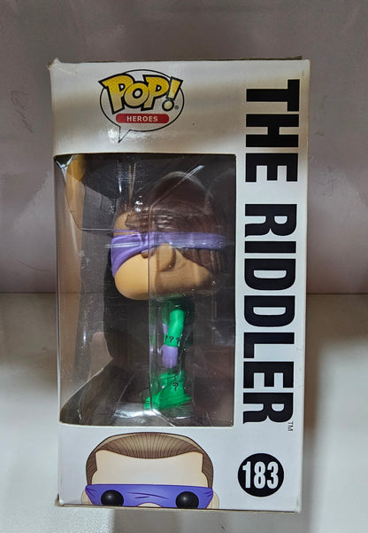 Funko Pop DC Comics Batman The Riddler 183  (La Caja puede no estar perfecta ver fotos)