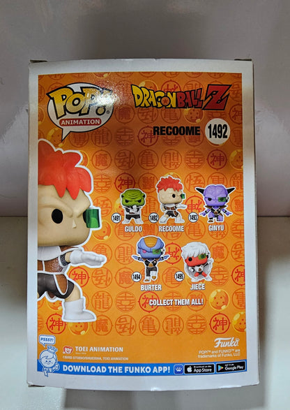 Funko Pop Dragon Ball Z Recoome 1492 (La Caja puede no estar perfecta ver fotos)