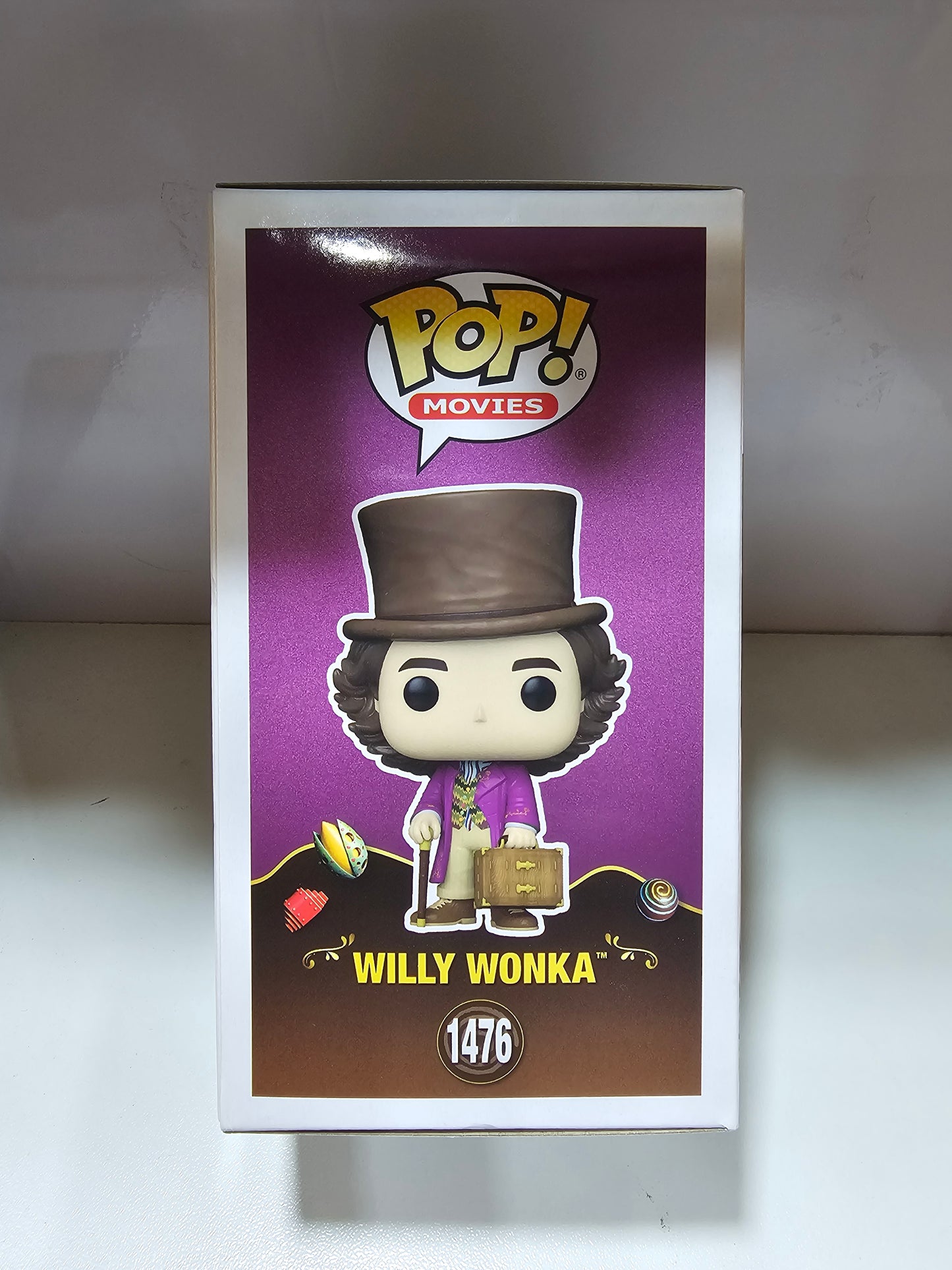 Funko Pop Willy Wonka 1476 (La Caja puede no estar perfecta ver fotos)