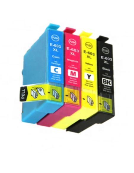 Pack 4 Cartuchos de Tinta 603XL para Epson