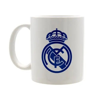 Taza Cerámica 300ml Blanca Escudo Azul Real Madrid